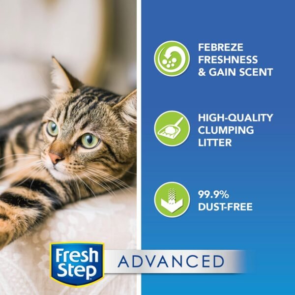 Fresh Step Clumping Cat Litter, With Gain, Advanced, Extra Large, 37 Pounds total (2 Pack of 18.5lb Boxes) - Image 5