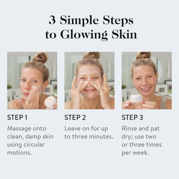 goop Beauty Microderm Face Exfoliator | At-Home Microdermabrasion with Glycolic Acid & Exfoliating Minerals | Smooths Skin Texture | Clean Face Scrub | Silicone & Paraben Free | 1.7 fl oz - Image 4