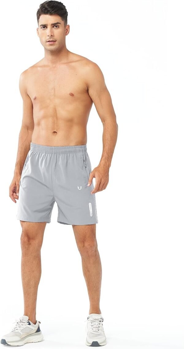 NORTHYARD Men's Athletic Running Shorts Quick Dry Workout Shorts 7"/ 5"/ 9" Lightweight Sports Gym Basketball Shorts Hiking - Image 4