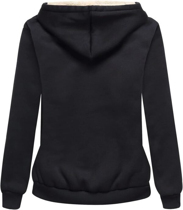 SWISSWELL Hoodies for Women Winter Fleece Sweatshirt - Full Zip Up Thick Sherpa Lined Hooded Jacket - Image 2