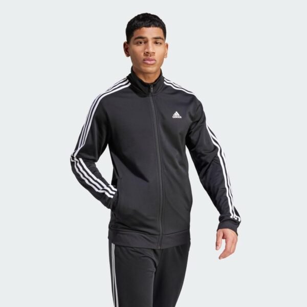 adidas Men's Essentials Warm-Up 3-Stripes Track Top - Image 4