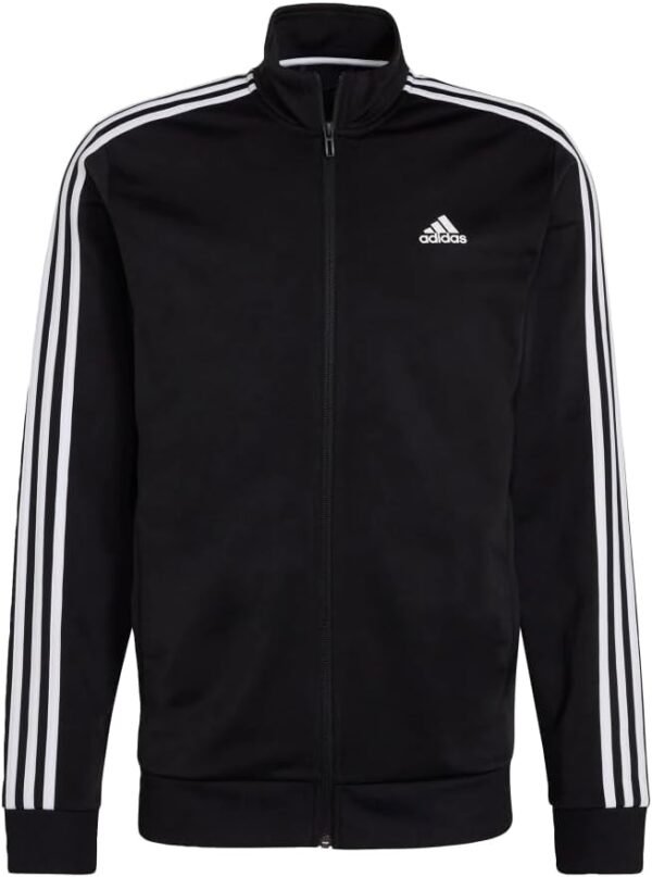 adidas Men's Essentials Warm-Up 3-Stripes Track Top - Image 8