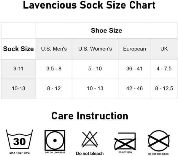Lavencious Mens Black and Multi-Color Dress Socks, Viscose Fiber Crew Socks for Men Socks Size 10-13, 5/6 Pairs - Image 7