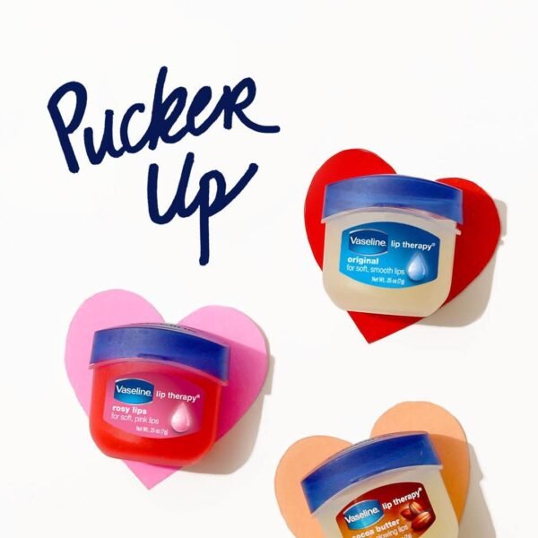 Vaseline Lip Therapy Rosy Lips 6-Pack – Mini Lip Balms for Soft, Deliciously Kissable Lips, Premium Gift Set, 0.25 Oz Ea - Image 10