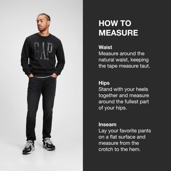 GAP Men's Slim Taper Fit Denim Jeans - Image 5
