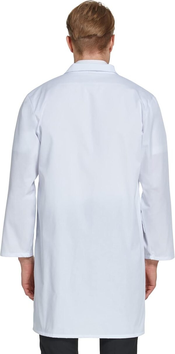 VOGRYE Professional Lab Coat for Men Women Long Sleeve, White, Unisex - Image 7
