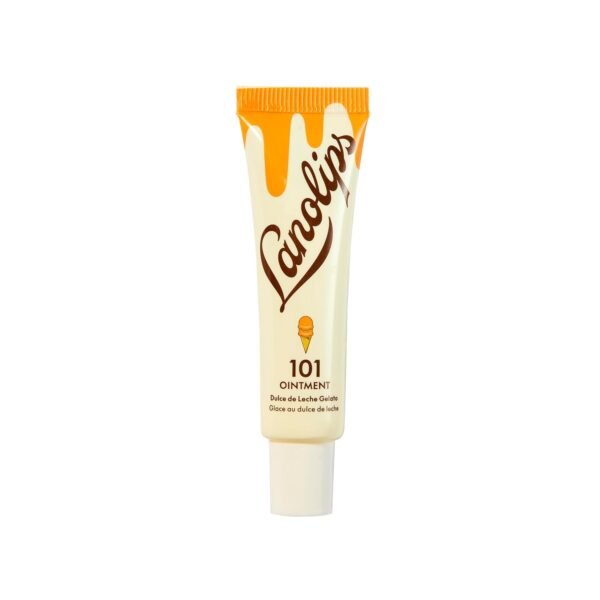 Lanolips 101 Ointment - Lanolin Lip Balm for Smooth, Hydrated & Healthy Lips - Multipurpose Lip Ointment with Lanolin Oil for Dry Lips, Cuticles & More - Dulce de Leche (0.35 oz)