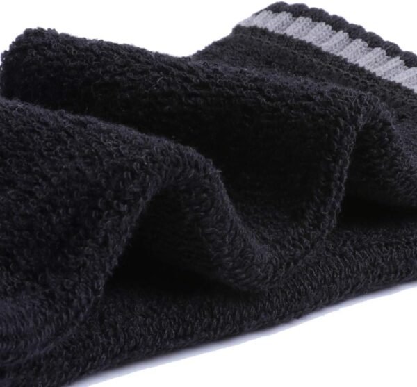 EnerWear 10P Pack Unisex Cotton Moisture Wicking Cushion Crew Socks - Image 3