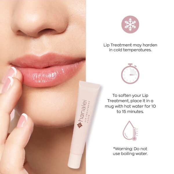 Hanalei Cruelty-Free Treatment for Chapped Lips, Extreme Dry Lip Moisturizer, Overnight Lip Balm for Cracked Lips, Made with Kukui Oil, Shea Butter, Grapeseed Oil, Clear Formula, Full Size (15 g) - Image 9