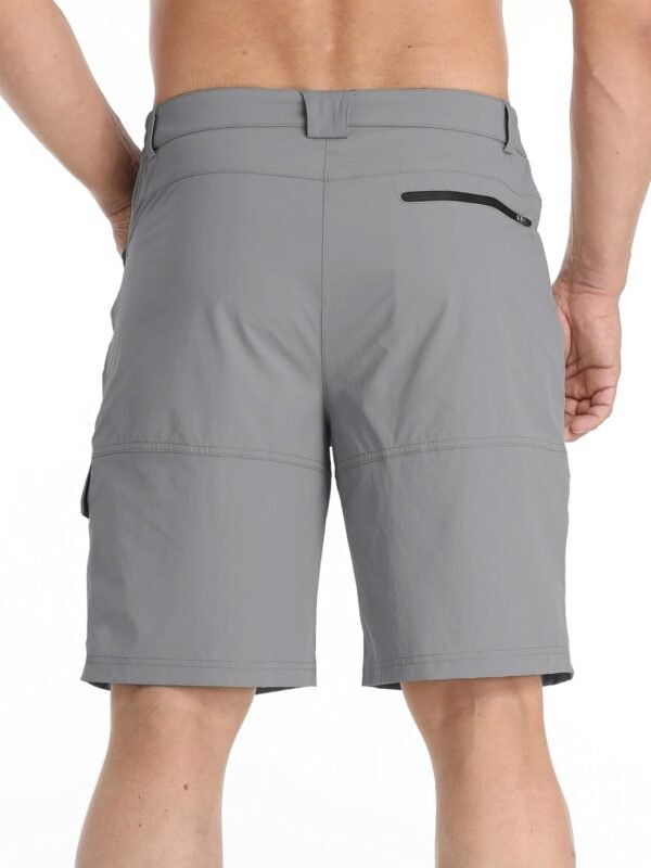 TACVASEN Men's Summer Outdoor Shorts Quick Dry Cargo Casual Work Hiking Shorts (NO Belt) - Image 3