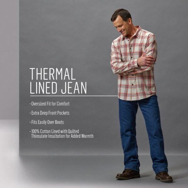 Wrangler Men's Rugged Wear Thermal Jeans - Image 3