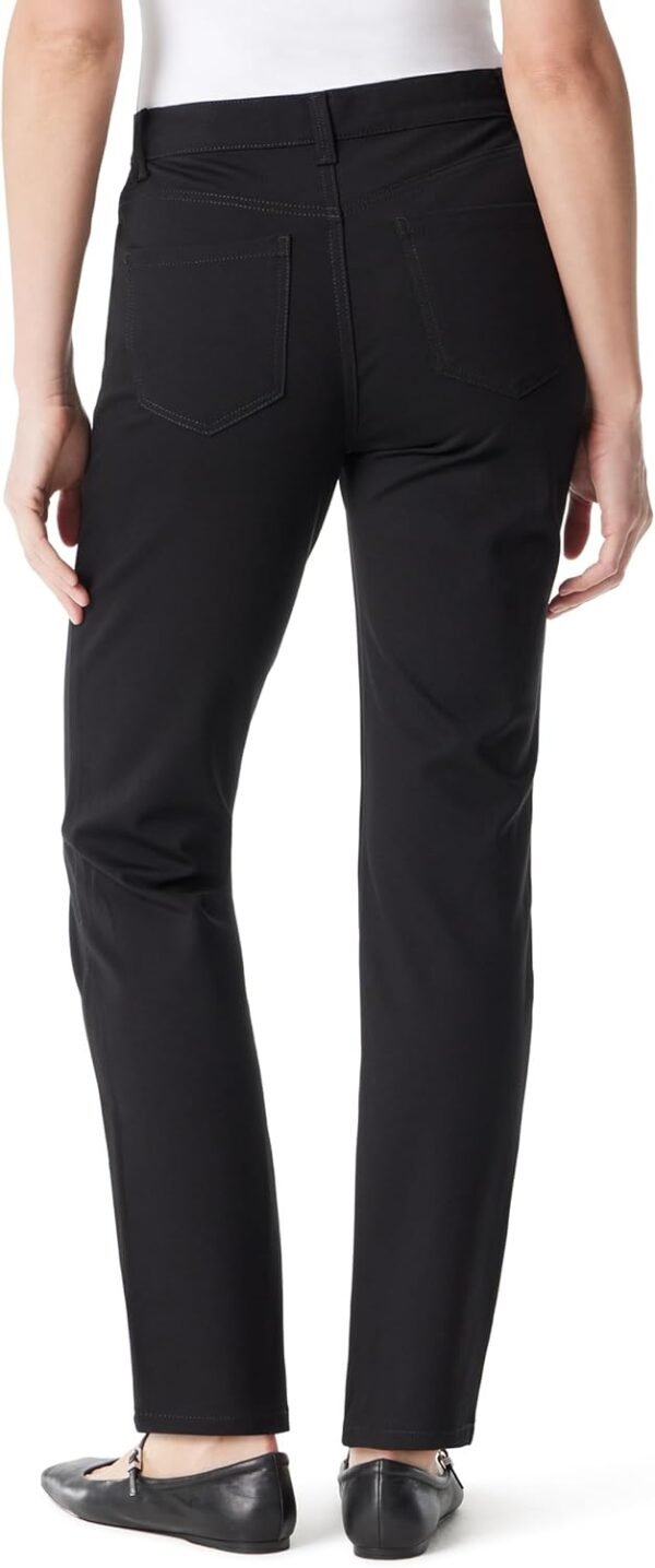 Gloria Vanderbilt Women's Amanda Ponte High Rise Knit Pant Standard - Image 3