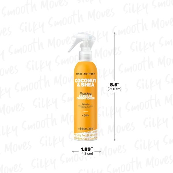 Marc Anthony Leave-In Conditioner Spray, Coconut Oil & Shea Butter - Anti-Frizz Biotin Detangling Spray to Moisturize for Softer Smoother Hair - Color Safe & Sulfate Free Styling Product - Image 5