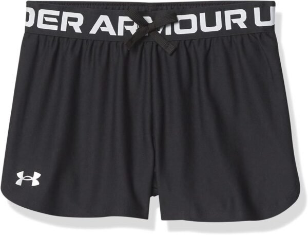 Under Armour Girls' Play Up Solid Shorts - Image 3