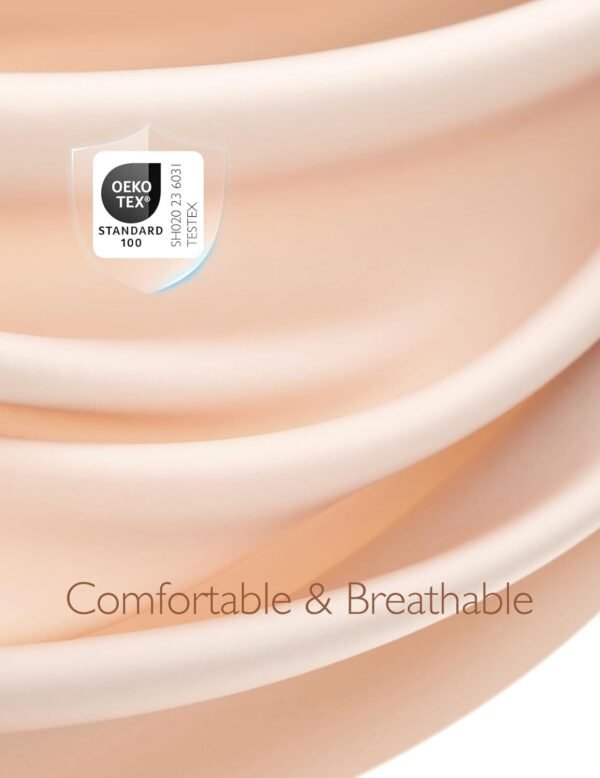 Seamless Bra Wireless Bra for Women, Breathable W-Comfort Support Everyday Bra with Scallop Edges - Image 4