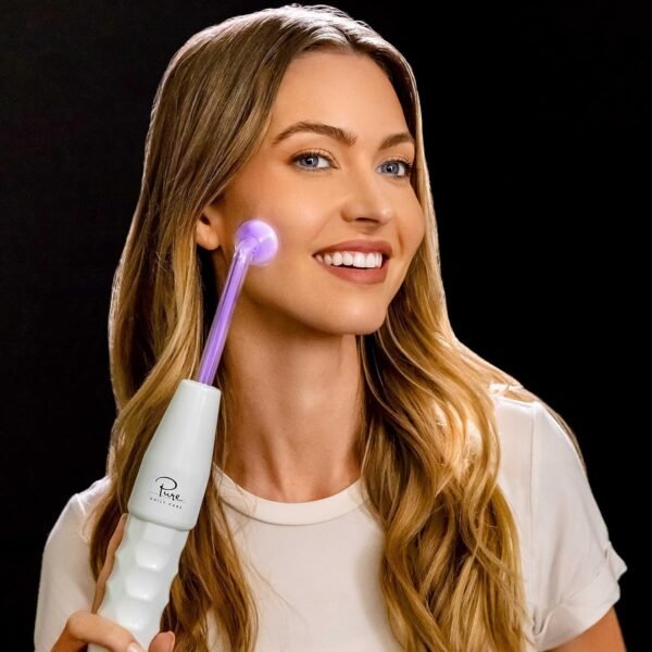 NuDerma Clinical Skin Therapy Wand - Portable Skin Therapy Machine w 6 Fusion Neon + Argon Wands – Anti Aging - Clarifying - Skin Tightening & Radiance - Wrinkle Reducing - Image 5