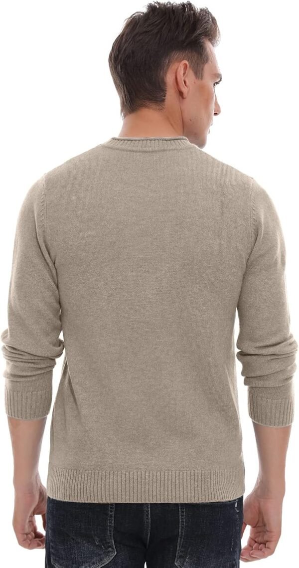 Sailwind Men's Crewneck Sweater Soft Casual Sweaters for Men Classic Pullover Sweaters with Ribbing Edge - Image 3