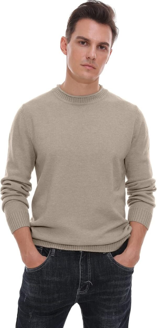 Sailwind Men's Crewneck Sweater Soft Casual Sweaters for Men Classic Pullover Sweaters with Ribbing Edge - Image 5