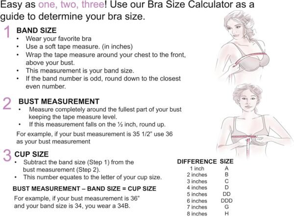 Playtex Women's Secrets Underwire Bra 4823, Full Coverage Balconette T-Shirt Bra for Full Figures - Image 6