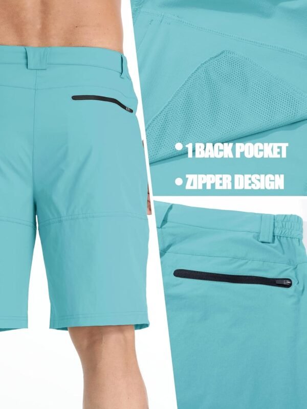 TACVASEN Men's Summer Outdoor Shorts Quick Dry Cargo Casual Work Hiking Shorts (NO Belt) - Image 7