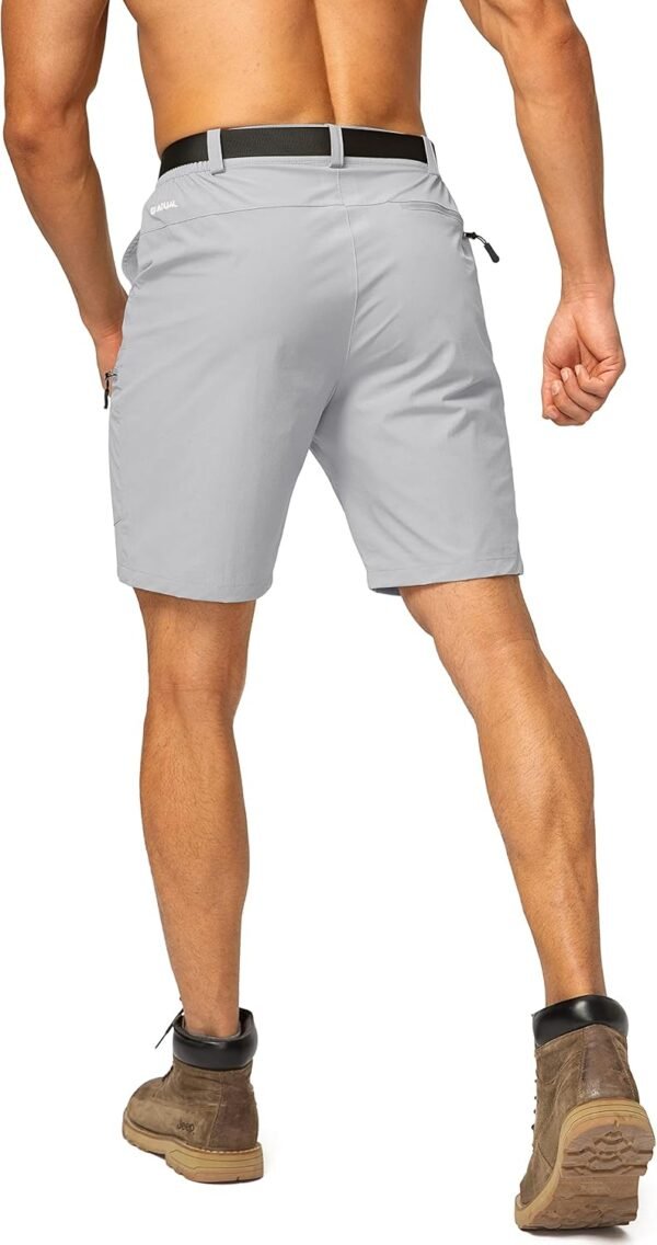 Men's Hiking Cargo Shorts Stretch Quick Dry Outdoor Tactical Shorts for Men with Multi Pocket for Fishing Casual - Image 3