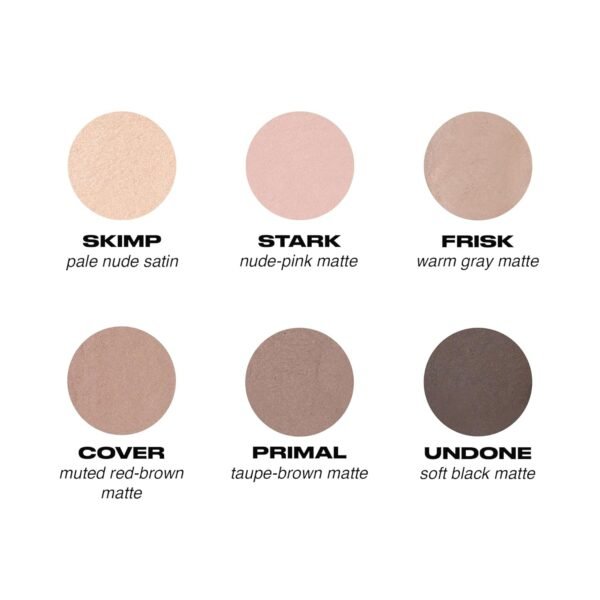 URBAN DECAY Naked 2 Basics Eyeshadow Palette, Velvety Matte Finish, 6 Nude Taupe & Brown Neutral Eye Shadows, Natural Everyday to Smokey Eye Makeup Looks, Travel Friendly Size, Vegan, Cruelty-free - Image 9