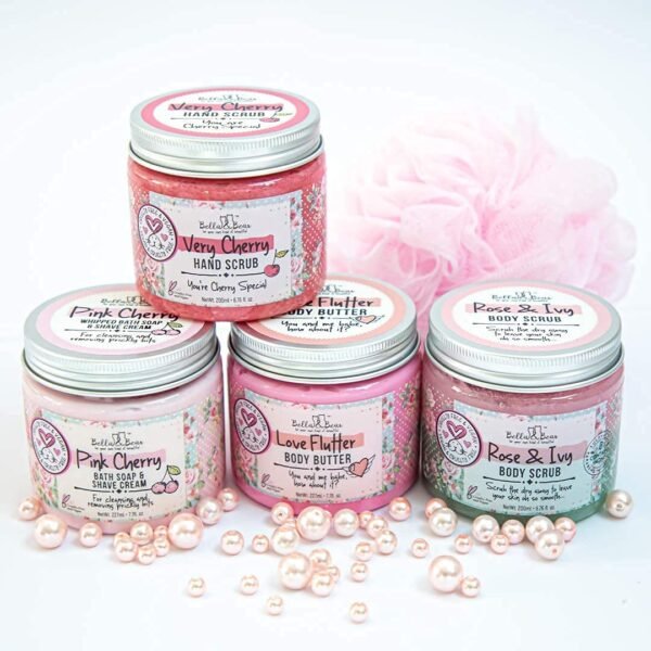 Bella & Bear Very Cherry Hand Scrub, No Harmful Chemicals, Cruelty-Free, Vegan-Friendly Exfoliating, 6.7oz - Image 4