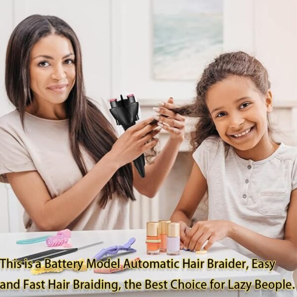 Automatic Hair Braider DIY Electronic Hair Braiding Machine Automatic Quick Twist Twister Hair Braiding Tool for Women Girls Hairstyle - Image 7