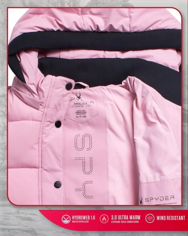 Spyder Women's Long Puffer Jacket - Insulated Full Length Windbreaker Long Down Coat Parka Jacket for Ladies (Sizes: S-XL) - Image 4