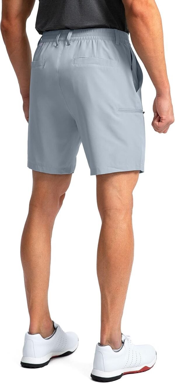 Pinkbomb Men's Golf Shorts with 6 Pockets Stretch Quick Dry Hiking Work Dress Shorts for Men - Image 3