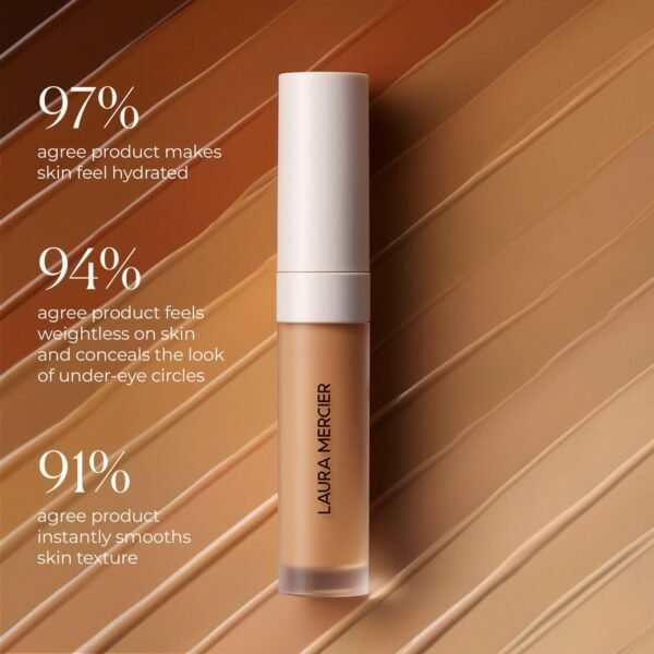 Laura Mercier Real Flawless Weightless Perfecting Serum Concealer, Long-Lasting, Waterproof, & Crease-Proof Wear, Buildable Coverage, Oil-Free - Image 6