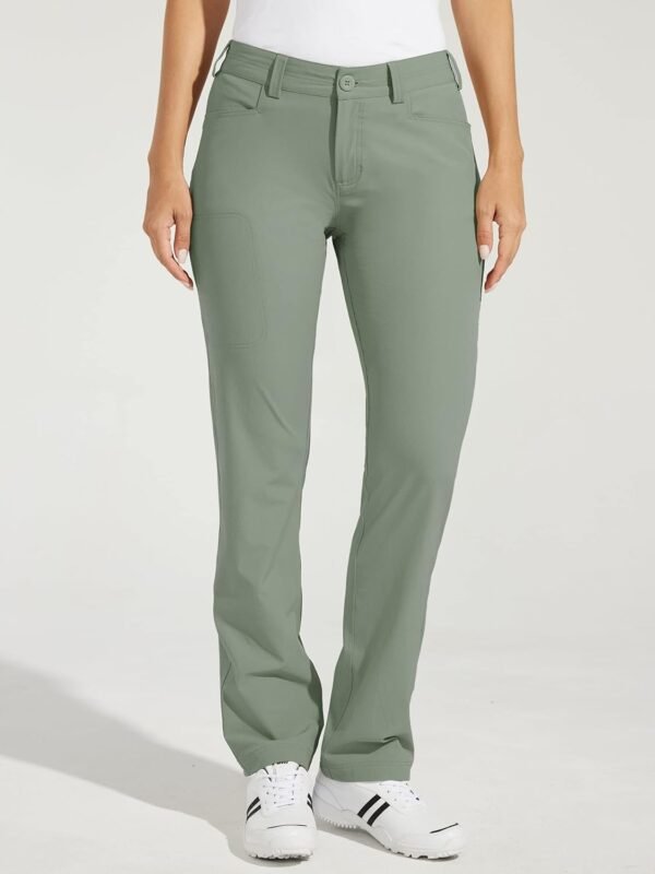 Willit Women's Golf Pants Stretch Hiking Pants Quick Dry Lightweight Outdoor Casual Pants with Pockets Water Resistant - Image 3