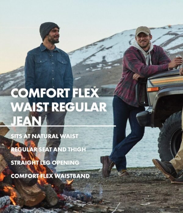 Wrangler Authentics Men's Regular Fit Comfort Flex Waist Jean - Image 4