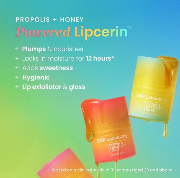 CNP Honey Lip Butter - Propolis Lipcerin™ Berry, Hydrating Overnight Manuka Lip Balm & Mask, 12hrs Long-lasting Moisture, Gifts for Women, Korean Skin Care, 0.5 fl.oz. - Image 3