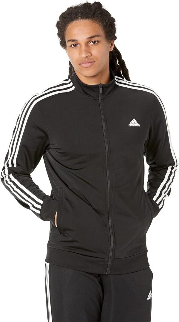 adidas Men's Essentials Warm-Up 3-Stripes Track Top