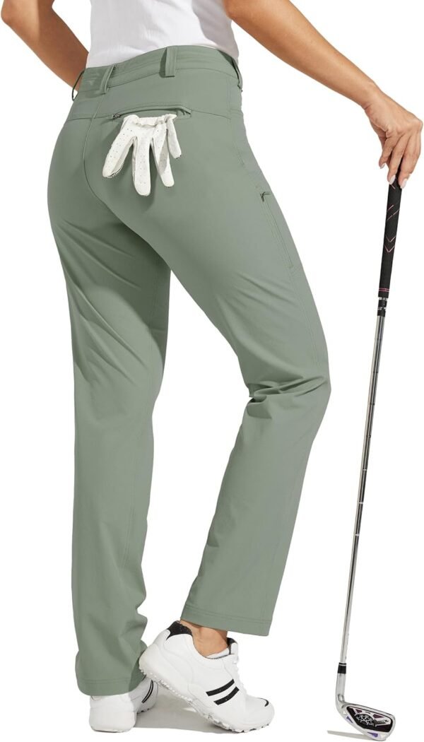 Willit Women's Golf Pants Stretch Hiking Pants Quick Dry Lightweight Outdoor Casual Pants with Pockets Water Resistant