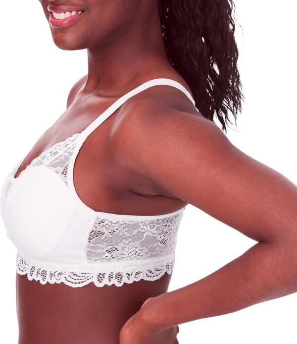 Bali Women's Lace Desire Wireless Bra, Lacy Full-coverage Wirefree Bra, Convertible Bra - Image 2