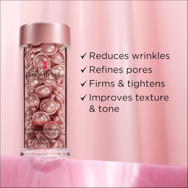 Elizabeth Arden Retinol + HPR Ceramide Capsules Rapid Skin Renewing Serum - Image 4