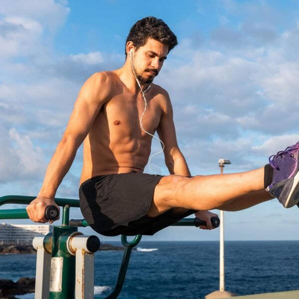 Men's Athletic Shorts with Pockets and Elastic Waistband Quick Dry Activewear Workout Shorts for Men - Image 6