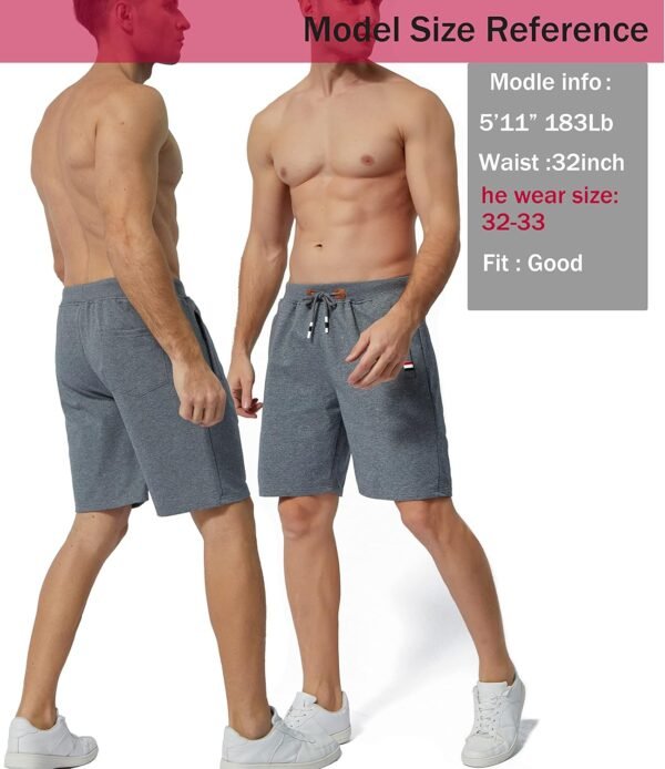 MO GOOD Mens Casual Shorts Workout Fashion Comfy Camo Shorts Breathable Big and Tall Shorts - Image 2