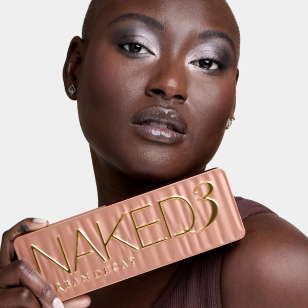 Urban Decay Naked 3 Eyeshadow Palette, Soft Pink Neutral Makeup Palette, Matte, Metallic, Shimmer Finish, 12 Mauve Brown & Nude Eye Shadows, Natural Soft Glam Smokey Eye Makeup, Vegan, Cruelty-free - Image 8