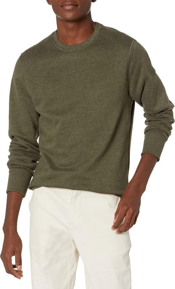 Amazon Essentials Men's Fleece Crewneck Sweatshirt (Available in Big & Tall)