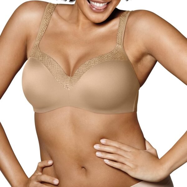 Playtex Women's Secrets Underwire Bra 4823, Full Coverage Balconette T-Shirt Bra for Full Figures