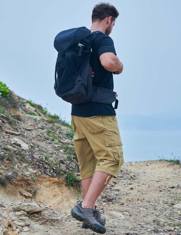 Men's Long Below The Knee Cargo Shorts - Image 6