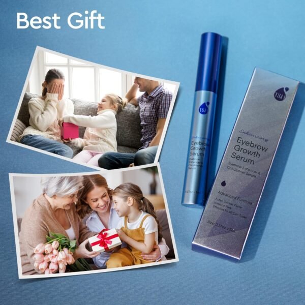 Eyebrow Growth Serum - Natural Eyebrow Serum and Enhancer for Thicker Brows and Grow Bows Faster, Longer, Fuller - 5mL - Image 5