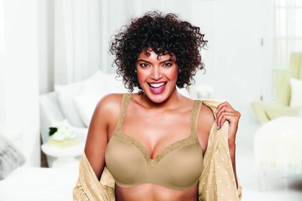 Playtex Women's Secrets Underwire Bra 4823, Full Coverage Balconette T-Shirt Bra for Full Figures - Image 4