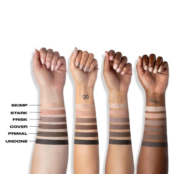 URBAN DECAY Naked 2 Basics Eyeshadow Palette, Velvety Matte Finish, 6 Nude Taupe & Brown Neutral Eye Shadows, Natural Everyday to Smokey Eye Makeup Looks, Travel Friendly Size, Vegan, Cruelty-free - Image 4