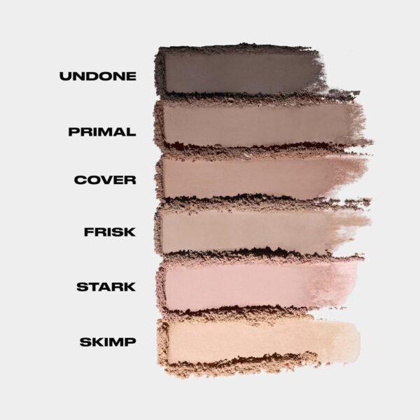 URBAN DECAY Naked 2 Basics Eyeshadow Palette, Velvety Matte Finish, 6 Nude Taupe & Brown Neutral Eye Shadows, Natural Everyday to Smokey Eye Makeup Looks, Travel Friendly Size, Vegan, Cruelty-free - Image 2