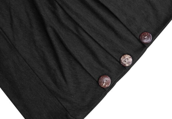 Jescakoo Womens Tops Short Sleeve V Neck Summer Shirts Casual Tunic - Image 3