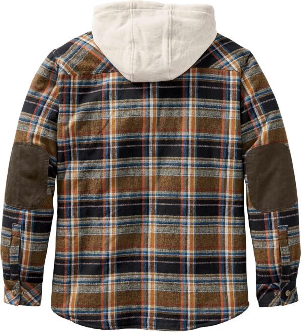 Legendary Whitetails Men's Camp Night Berber Lined Hooded Flannel Shirt Jacket - Image 2